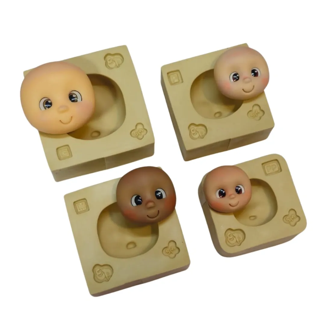 Molde de Silicone Rostinho Narizinho Paixão Combo - Cód 2208