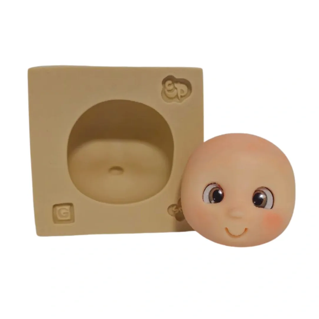 Molde de Silicone Rostinho Narizinho Paixão G - Cód 2175