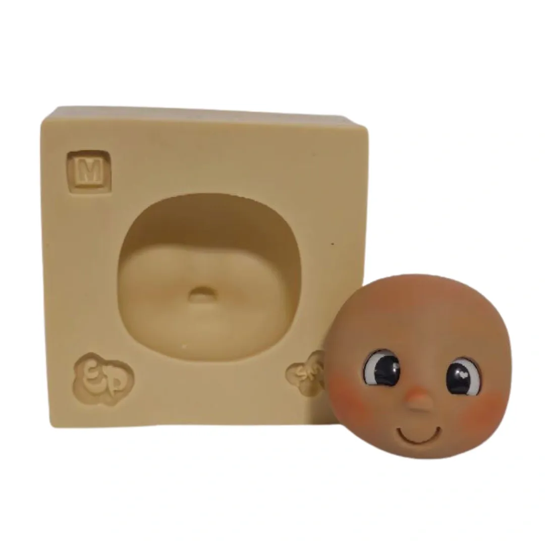 Molde de Silicone Rostinho Narizinho Paixão M  - Cód 2174