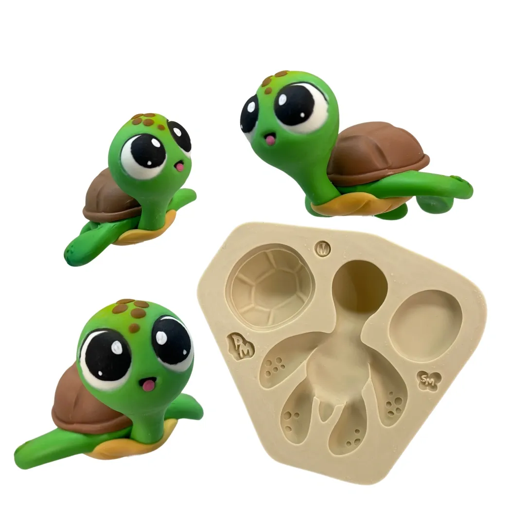 Molde de Silicone Tartaruga do Mar M - Cód 2082
