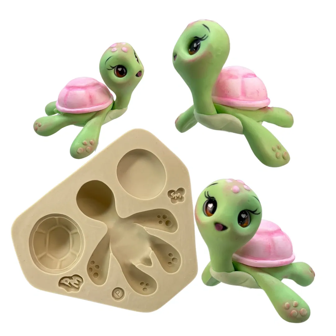 Molde de Silicone Tartaruga do Mar P - Cód 2081