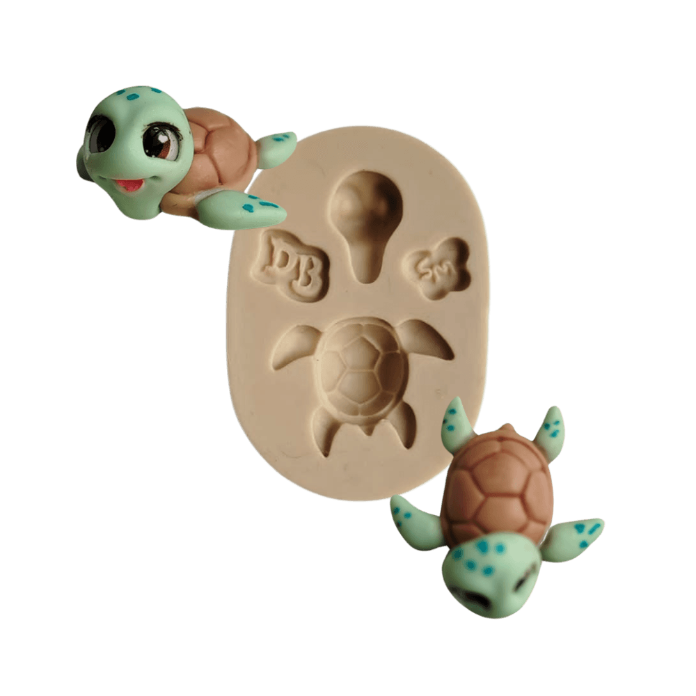 Molde de Silicone Tartaruguinha - Cód 1678