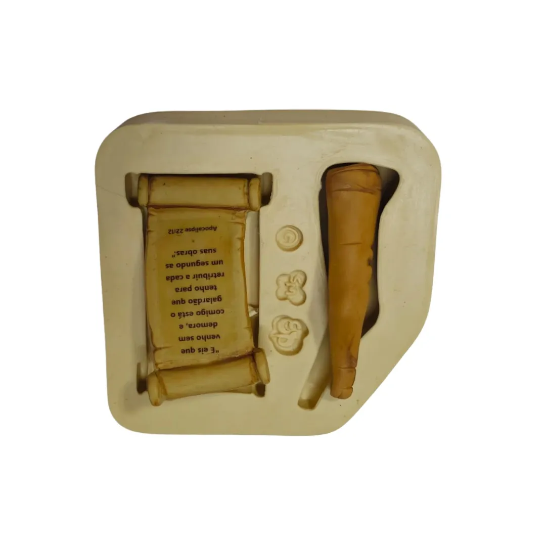 Molde de Silicone Temas Biblicos Paixão - Mensageiro - Cód 2155