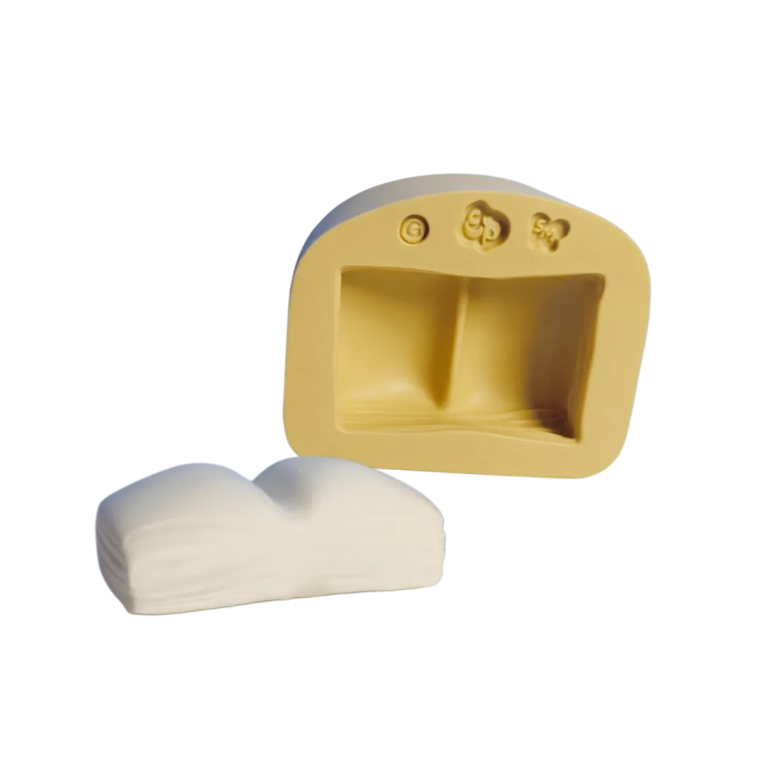 Molde de Silicone Temas Biblicos Paixão - Páginas de Livro ou Biblia G - Cód 2244