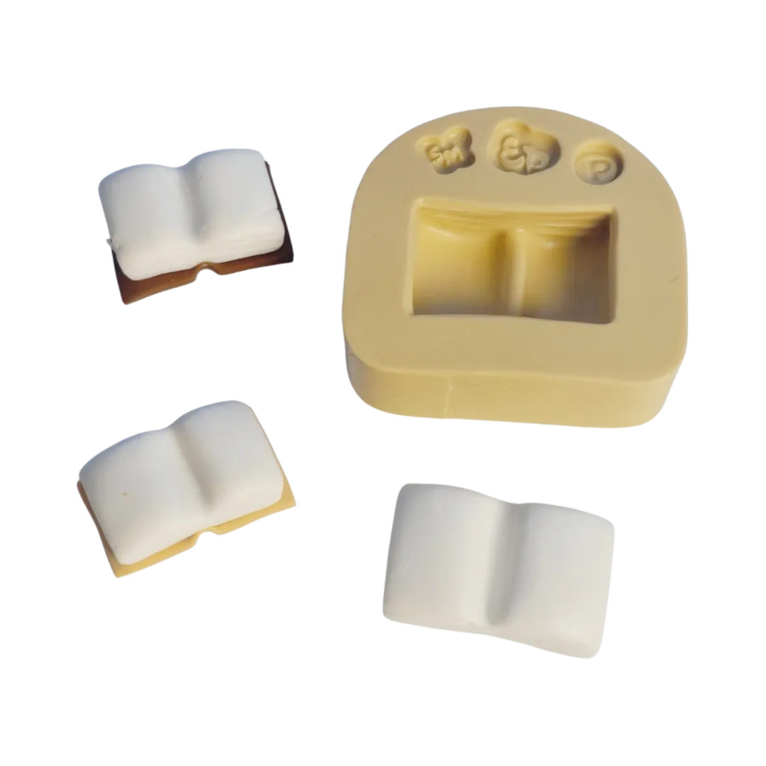 Molde de Silicone Temas Biblicos Paixão - Páginas de Livro ou Biblia P - Cód 2242