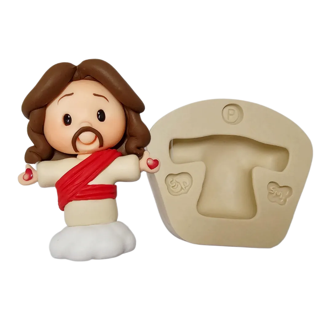 Molde de Silicone Temas Biblicos Paixão - Túnica P  Cód 2241