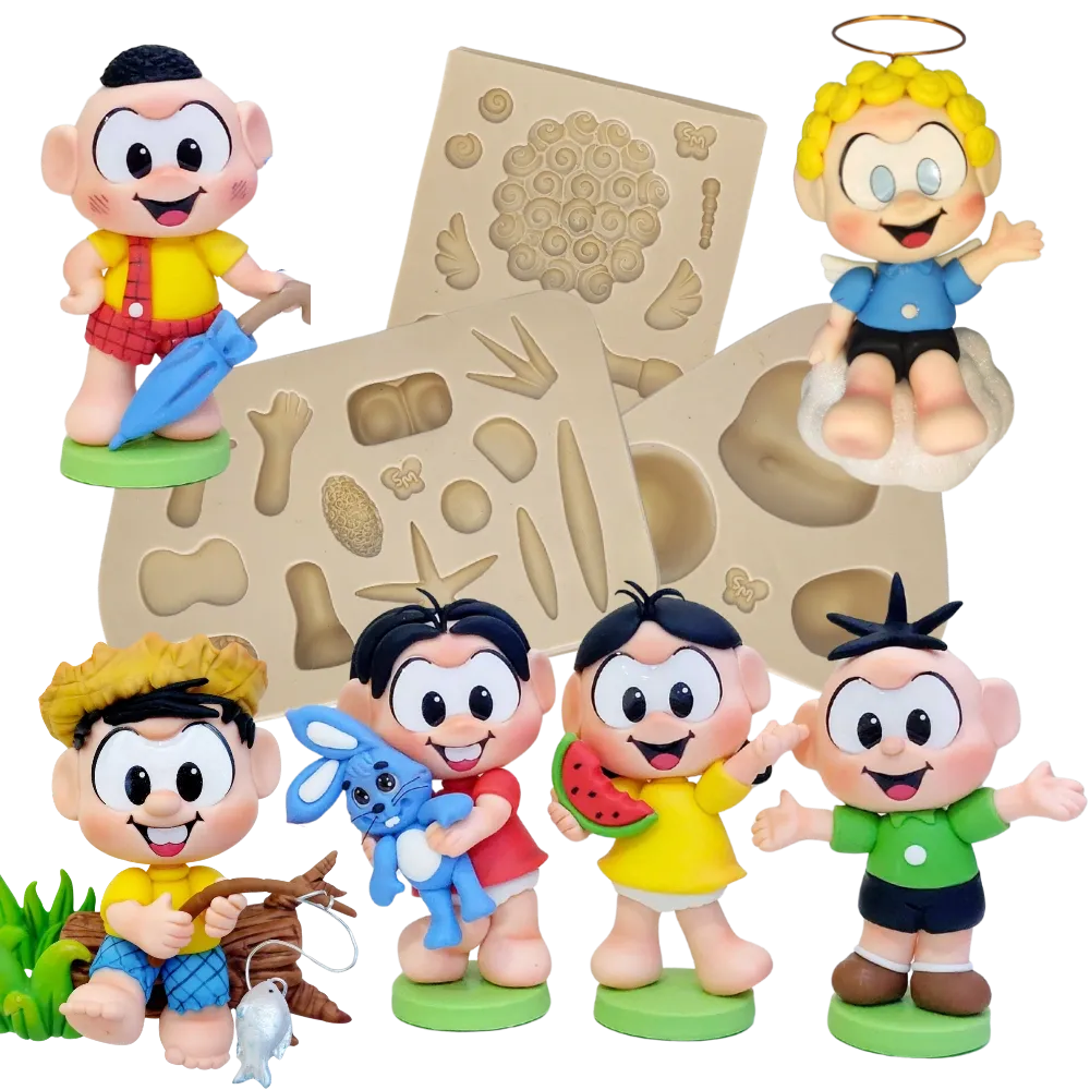Molde de Silicone Turminha - cód 2272