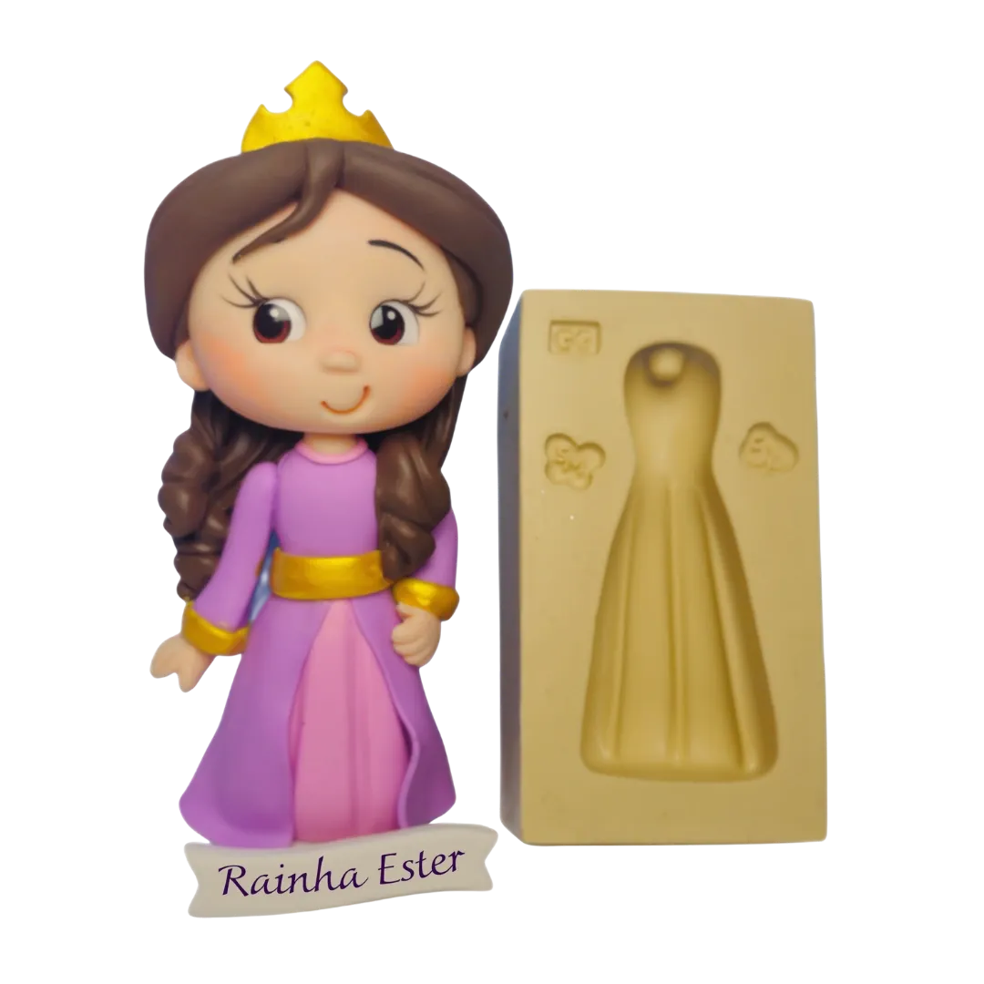 Molde de Silicone Vestido Personagem Temas Biblicos Paixão GG - Cód 2259