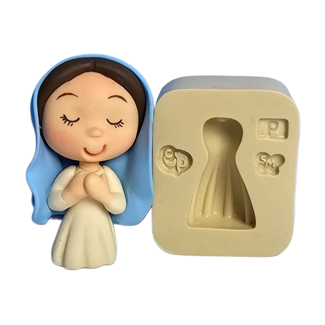 Molde de Silicone Vestido Personagem Temas Biblicos Paixão P - Cód 2256