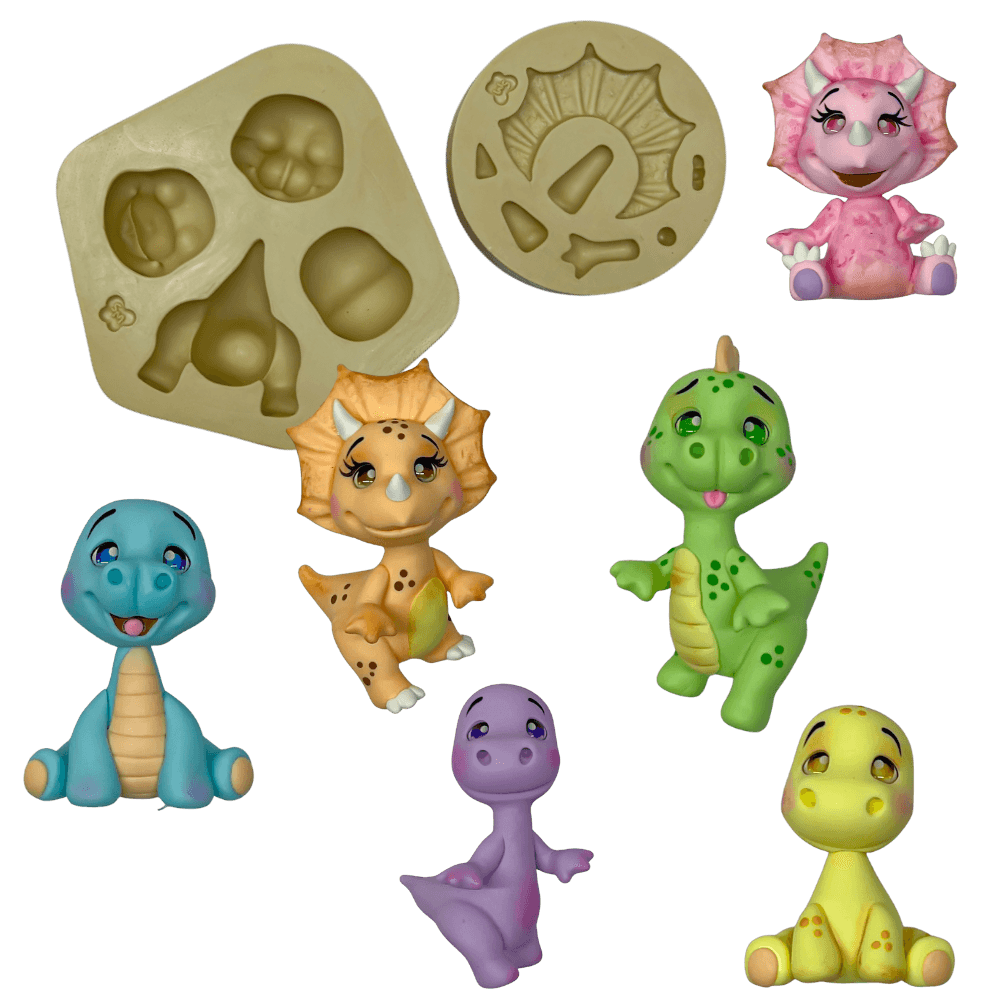 Molde dino sol mix baby - cod 1473
