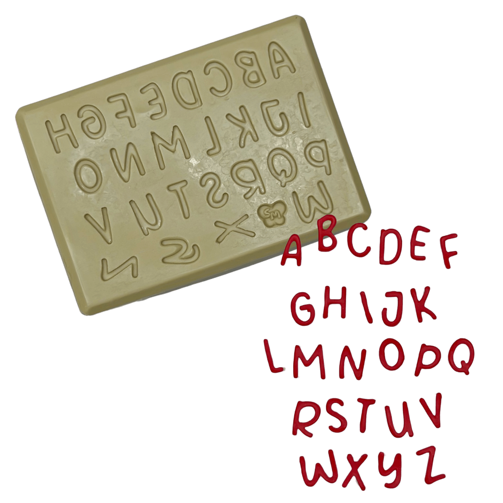 Molde mini alfabeto maiúsculo - cod 1477