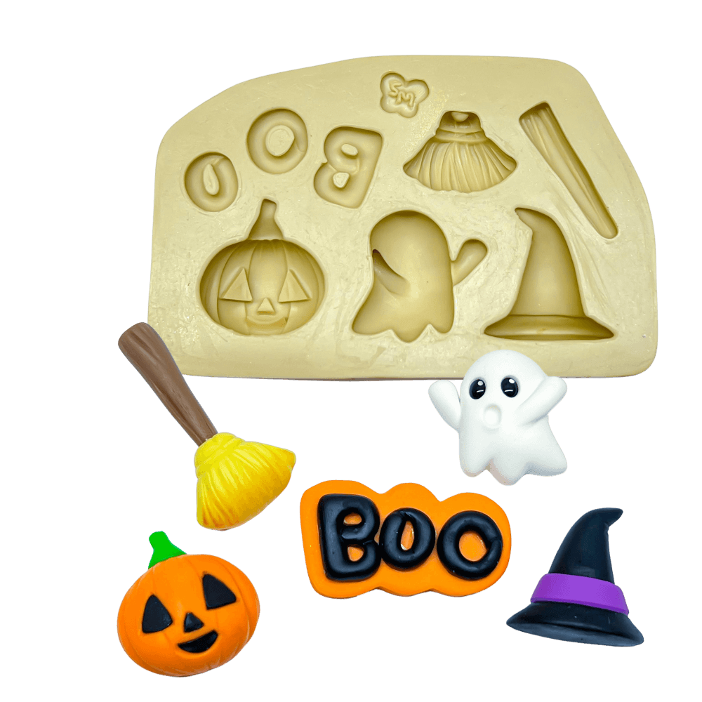 Molde de Silicone mini halloween - cod 1515