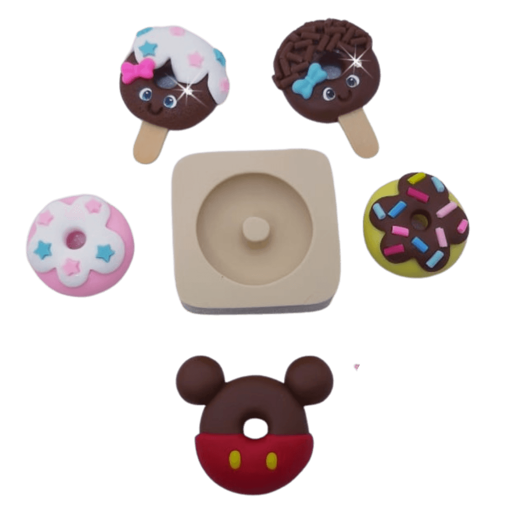 Molde de Silicone Multi Donuts