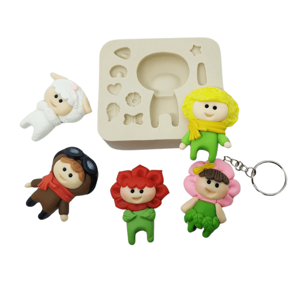Molde de Silicone Multi Fofis Paixão - Cód 491