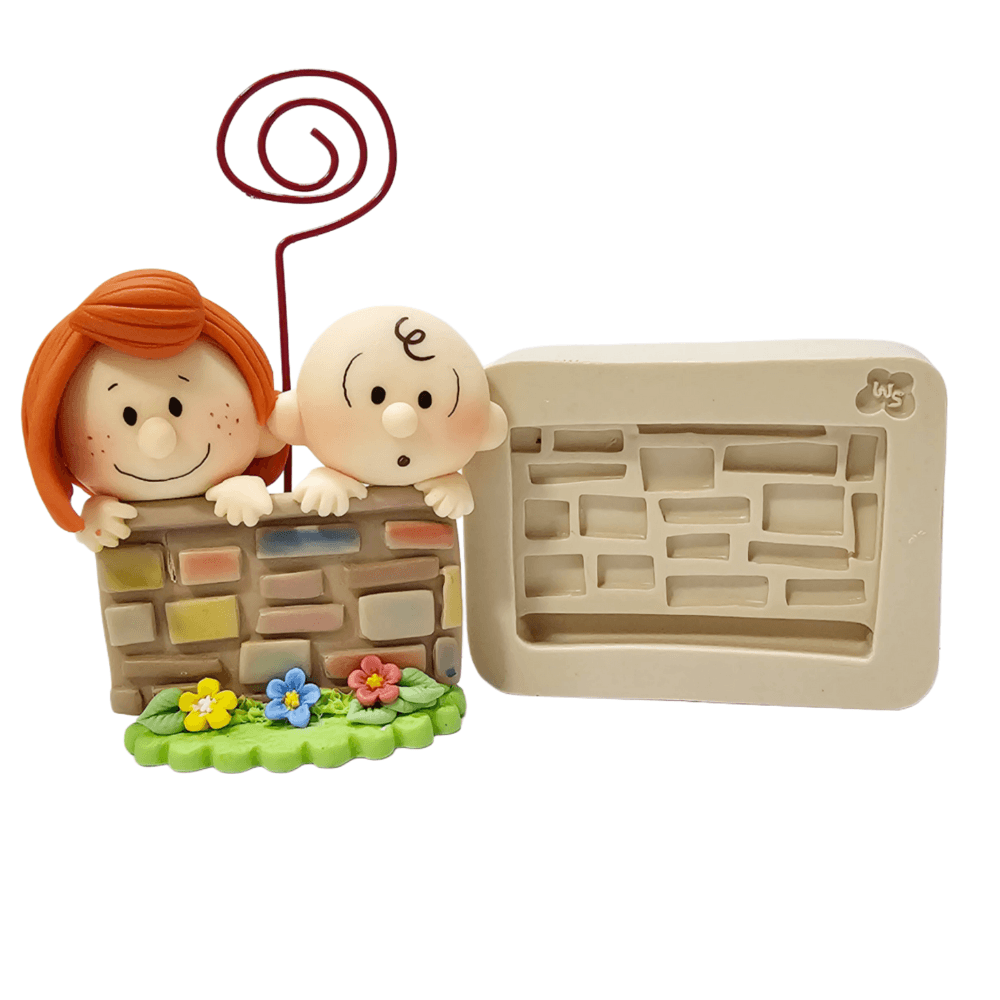 Molde de Silicone Muro da Amizade - cód 1583