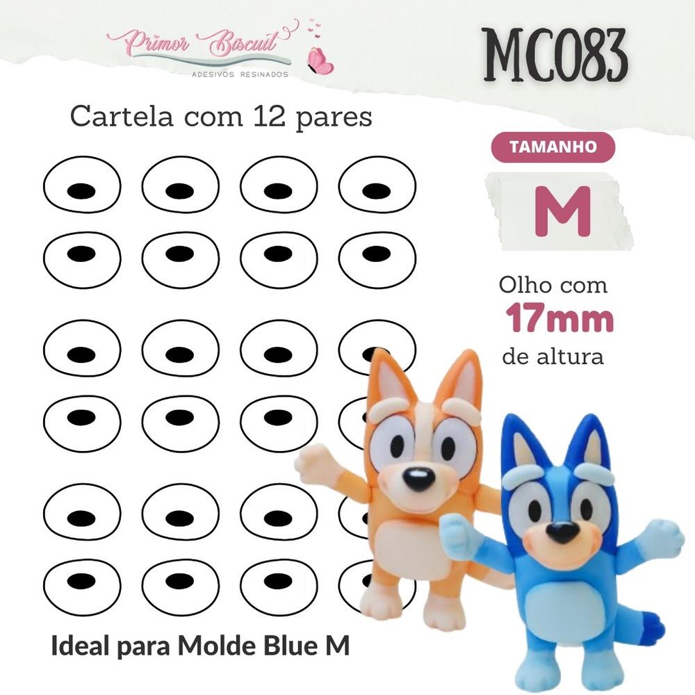 Olhos Resinados - Dog Blue - M