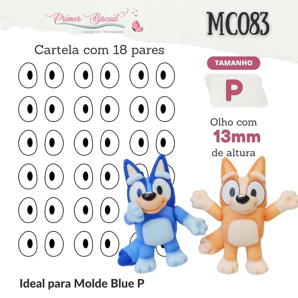 Olhos Resinados - Dog Blue - P