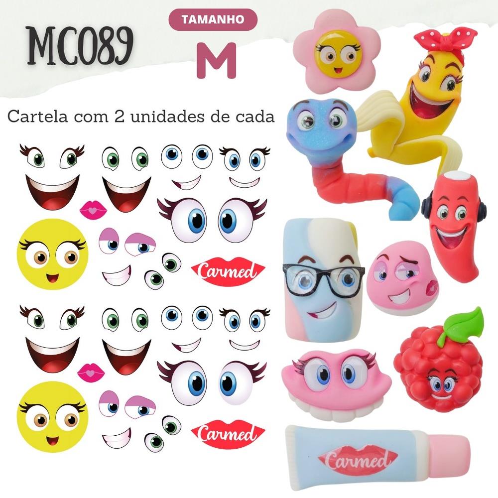 Olhos Resinados - Gelatinas Divertidas - M