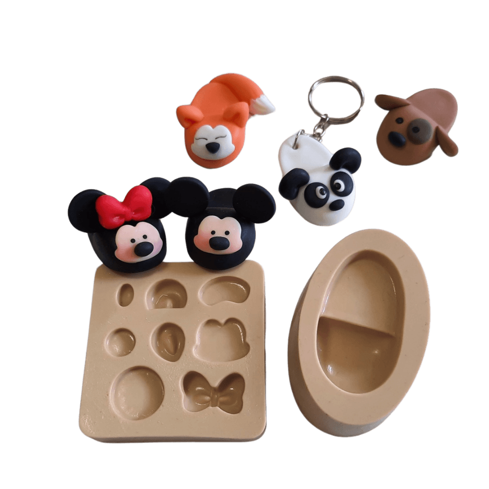 Molde de Silicone Pantufinhas Paixão - Cód 759