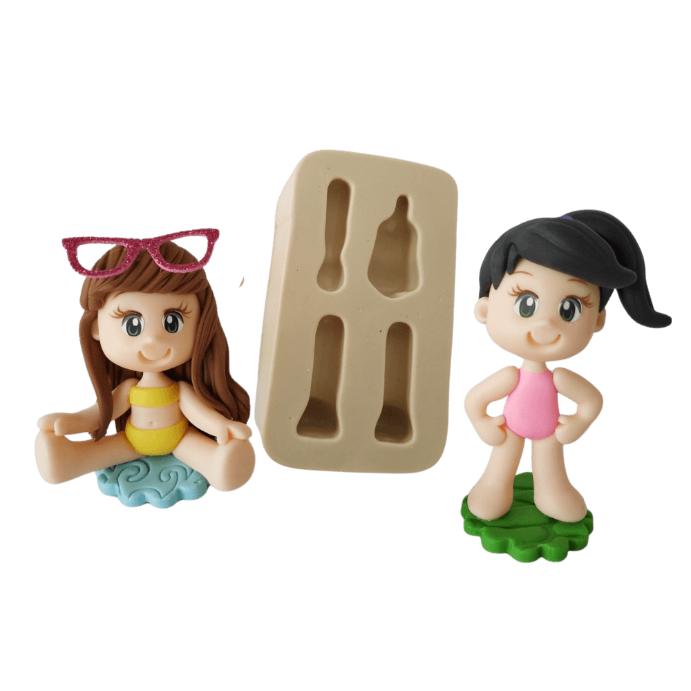 Molde de Silicone Pernudinhos Paixão