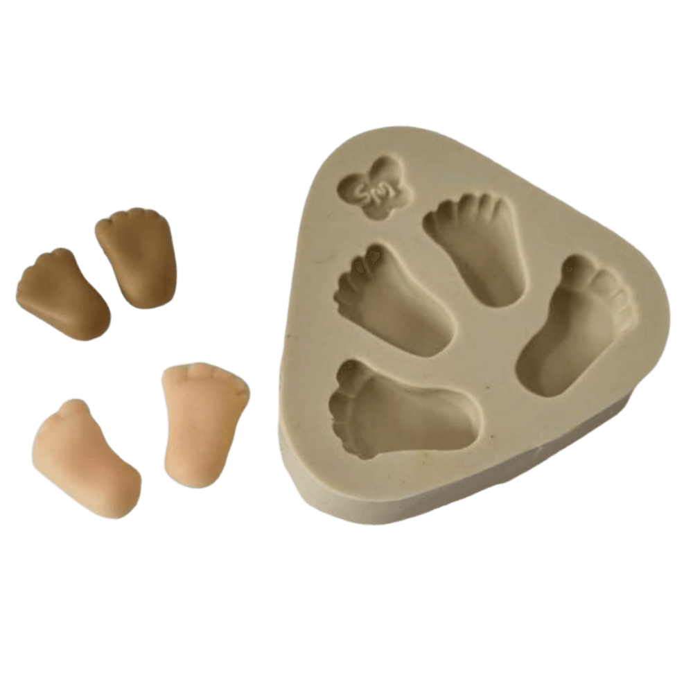 Molde de Silicone Pezinhos Paixão - Cód 1180