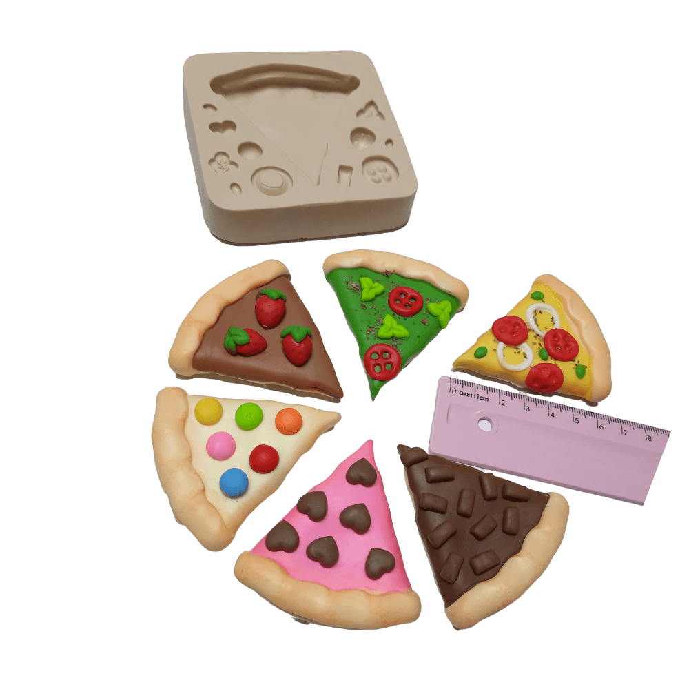 Molde de Silicone para Biscuit PG Porta Guardanapo Pizza - Cód 1018