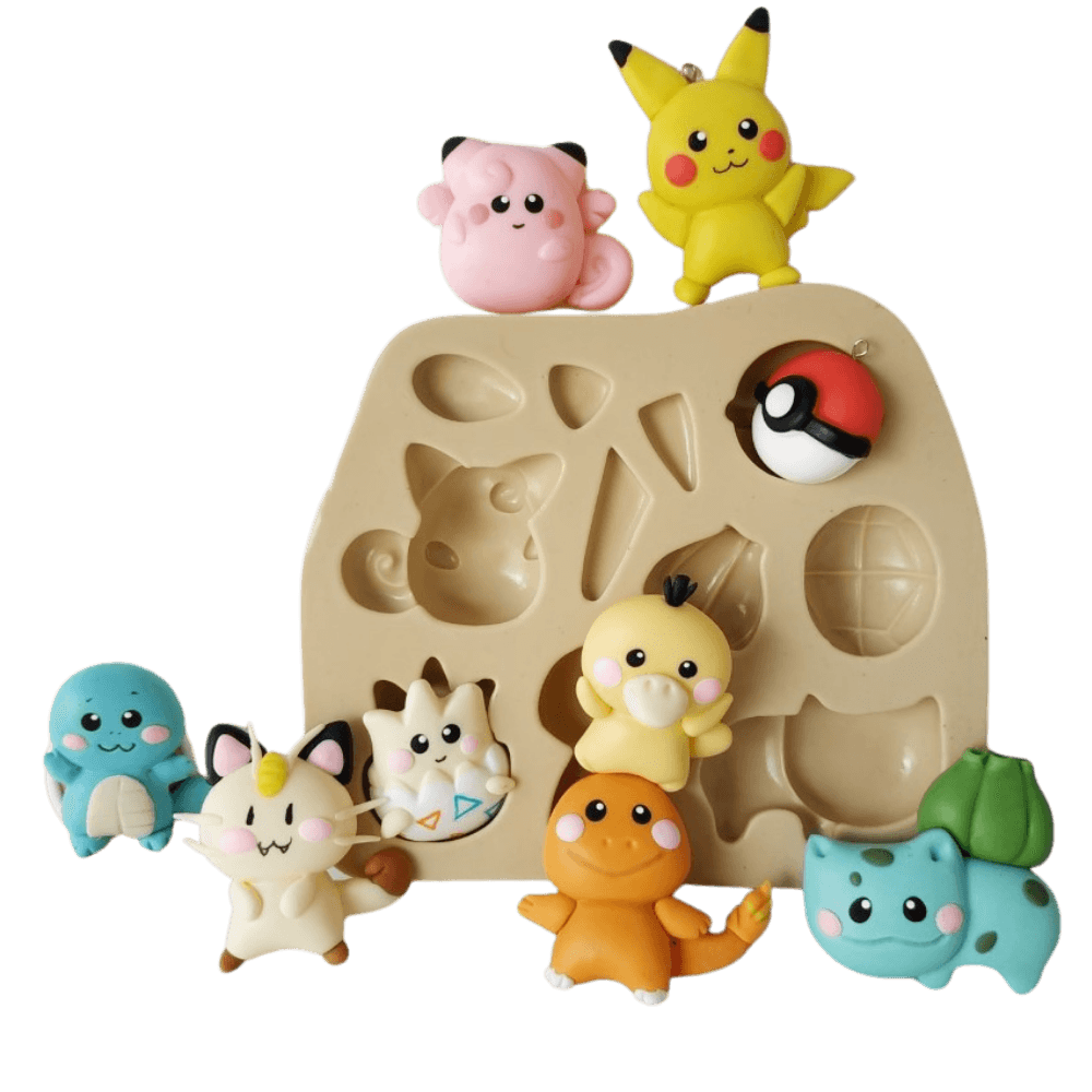Molde de Silicone Poke Paixão Combo - Cód 571