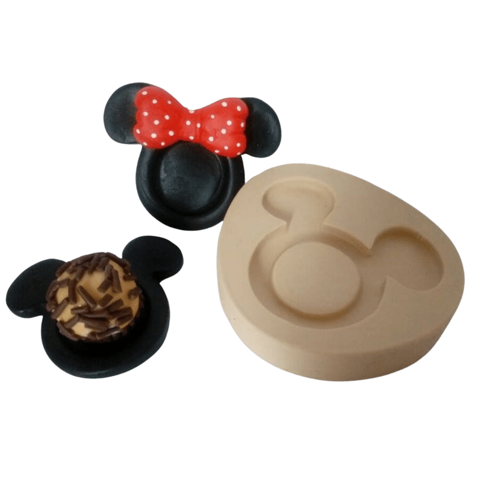 Molde de silicone Porta docinhos ratinho - cód 265
