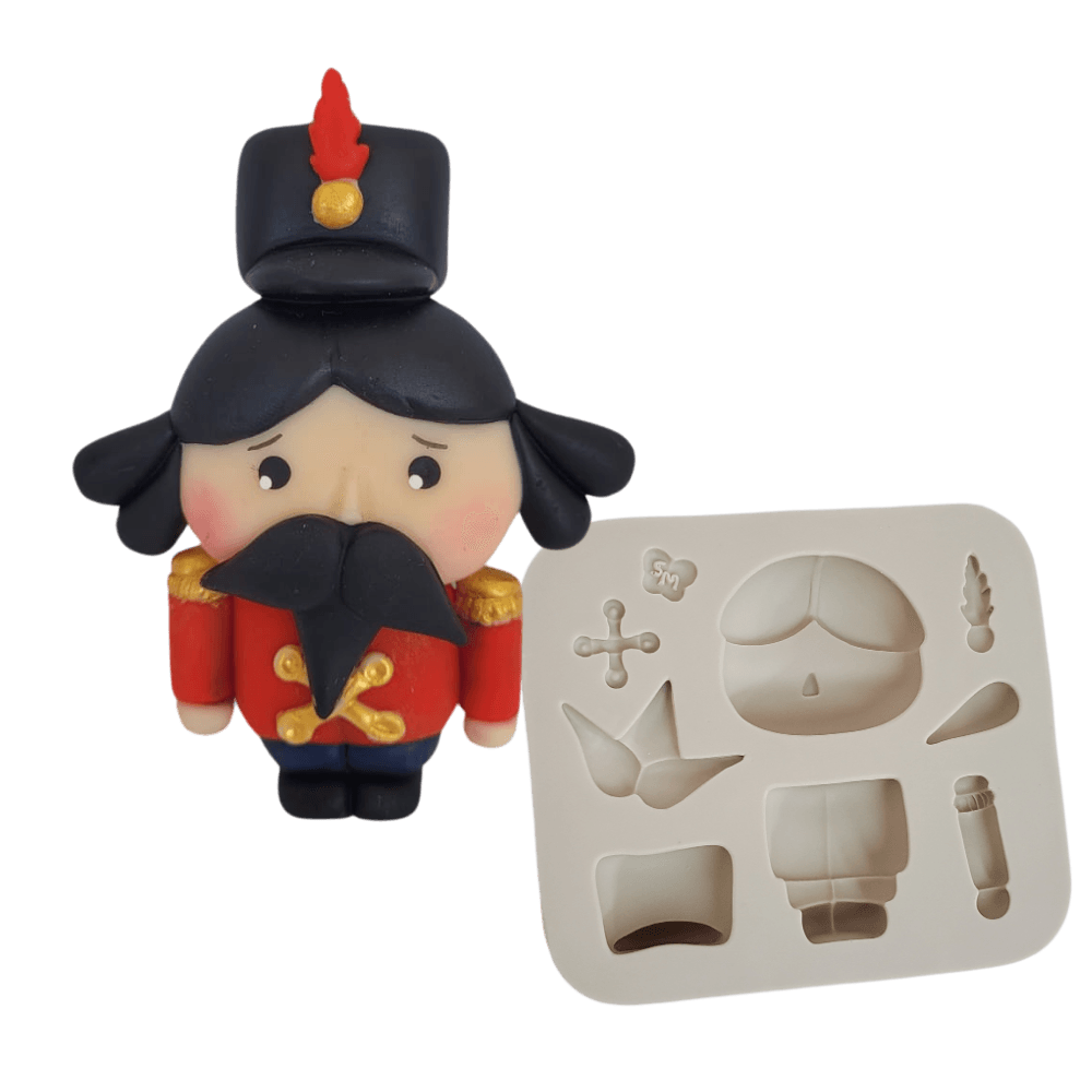 Molde de Silicone Quebra Nozes Gordinho - cód 1599
