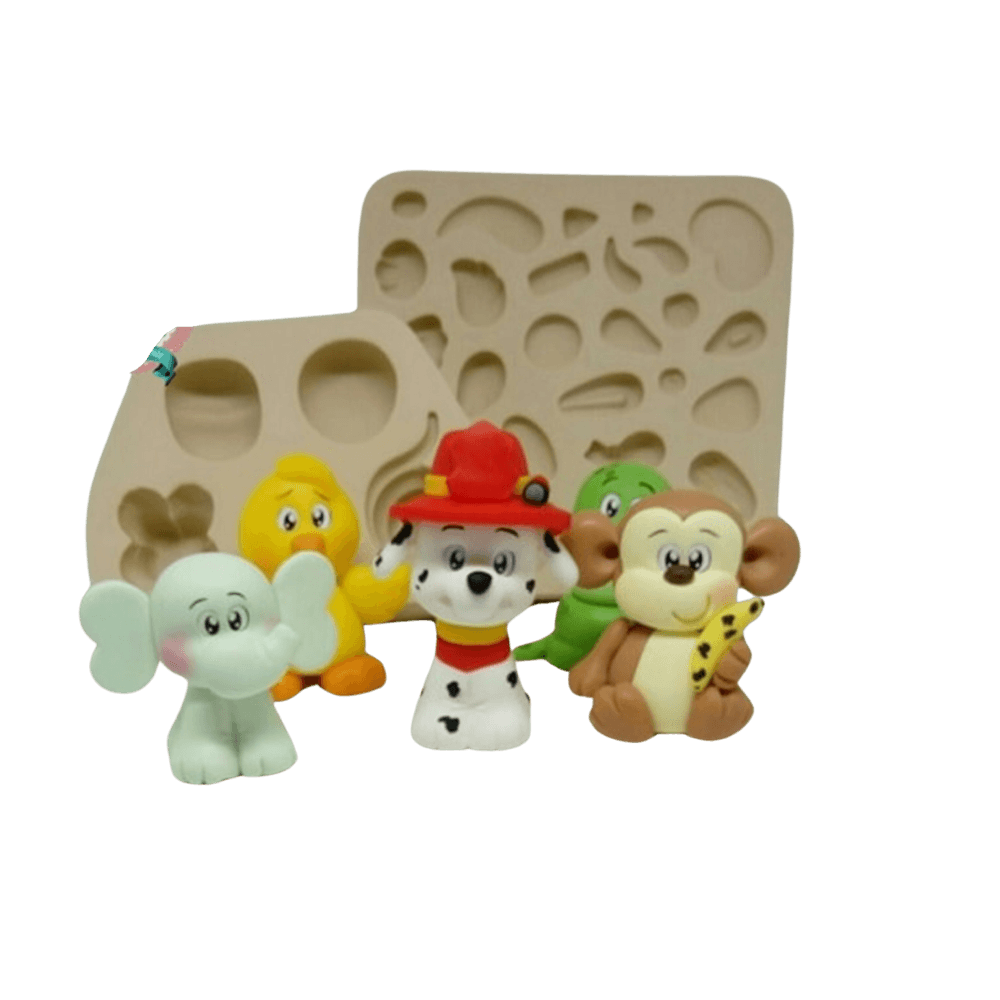 Molde de Silicone Reino Animal G - cód 394