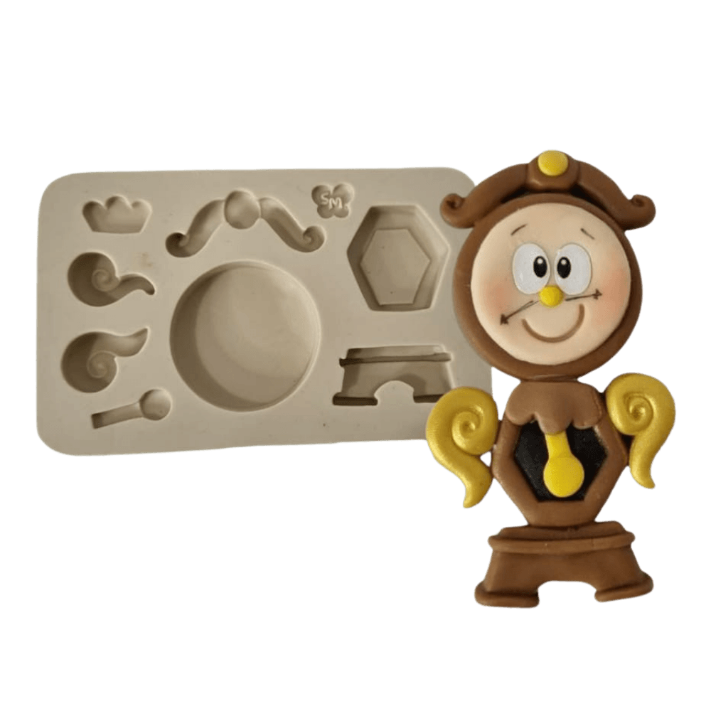 Molde de Silicone Relógio Encantada Luxo Paixão - Cód 1177