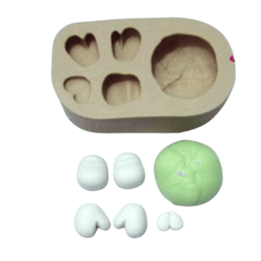 Molde de Silicone Repolho Divertido - Cód 436