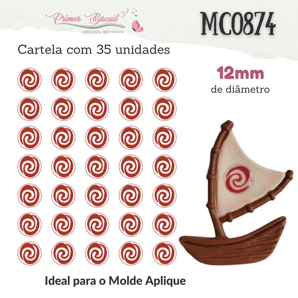 Resinado MC0874 -  Tamanho 12mm