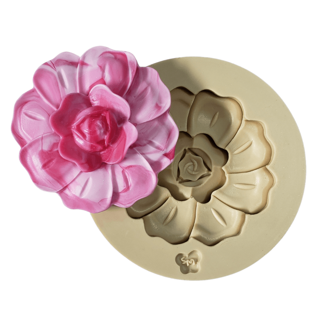Molde de Silicone Rosa vitória - cod 1508
