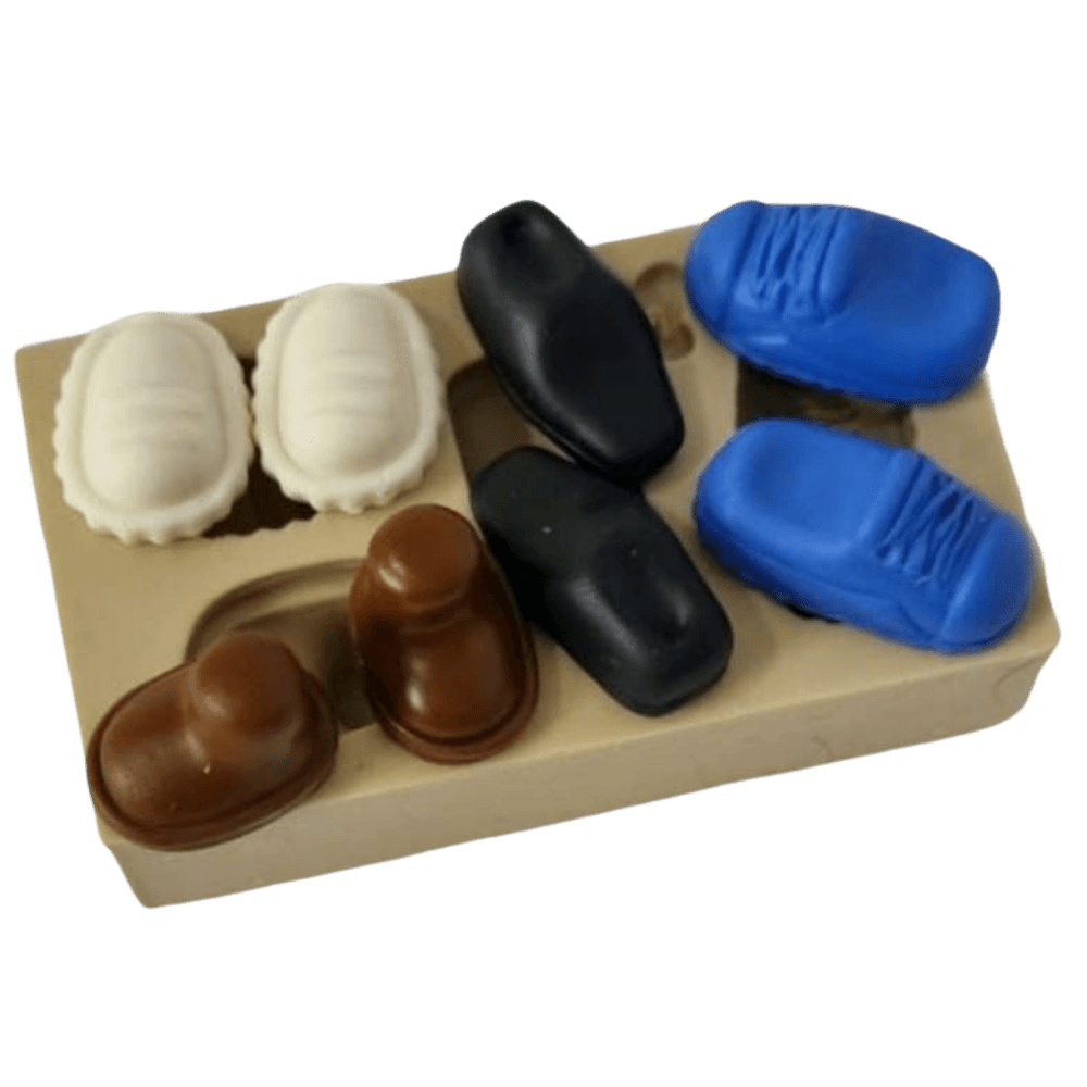 Molde de Silicone Sapatinhos Paixão - Cód 1179