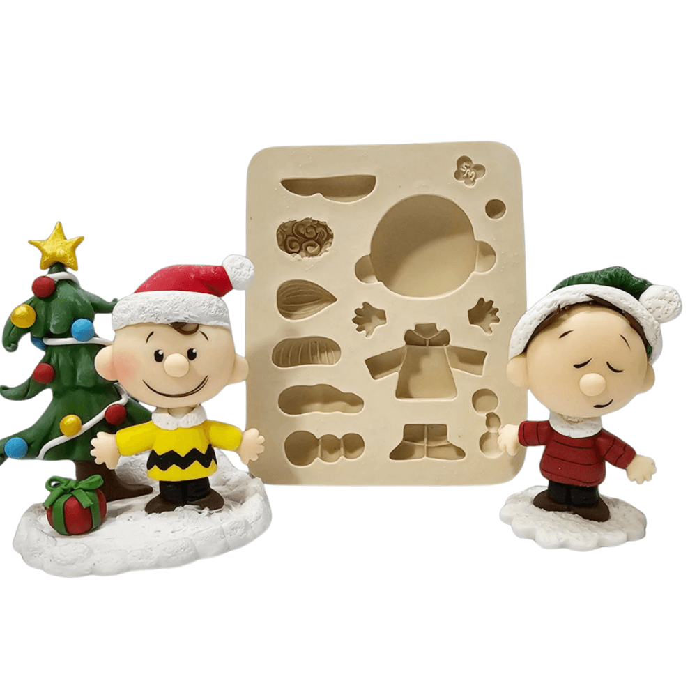 Molde de Silicone Snopaixão Amigos eternos - cód 1586