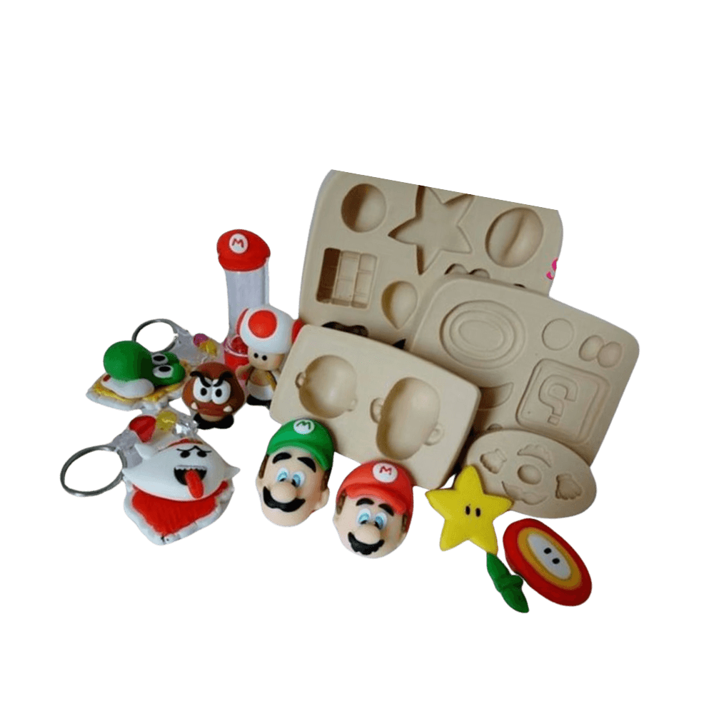 Molde de silicone Super Paixão Bross Combo - cód 282