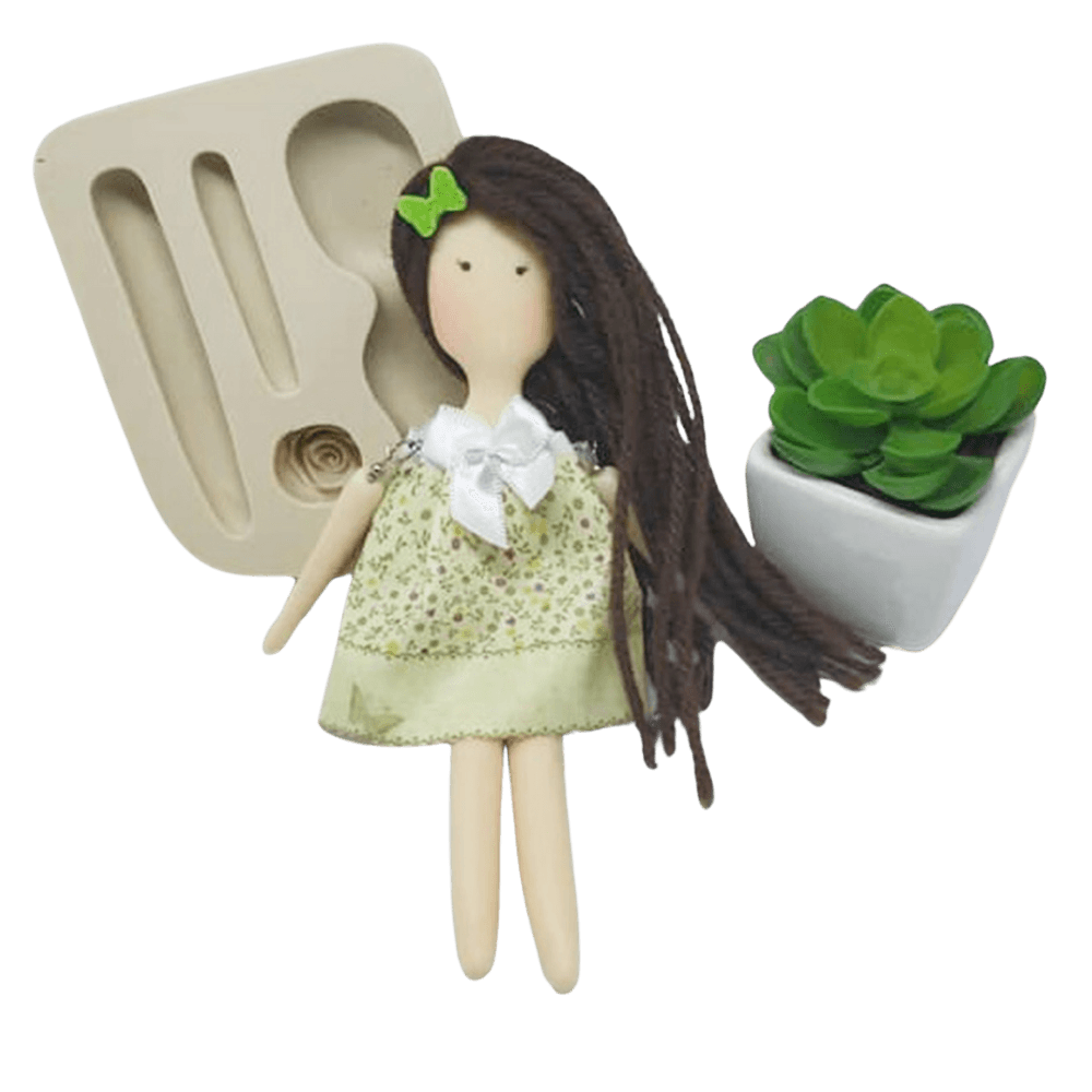 Molde de Silicone Super Tilda Paixão - Cód 492