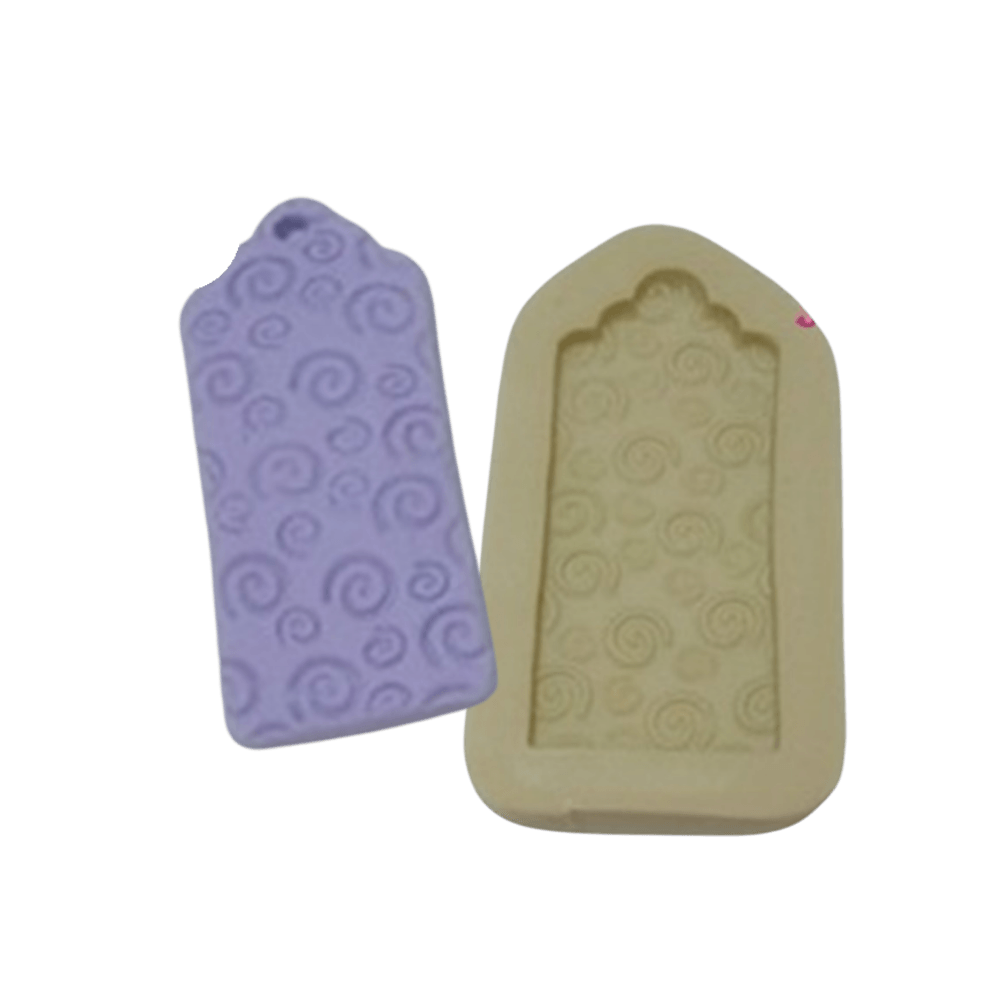 Molde de Silicone Tag Caracol - cód 355