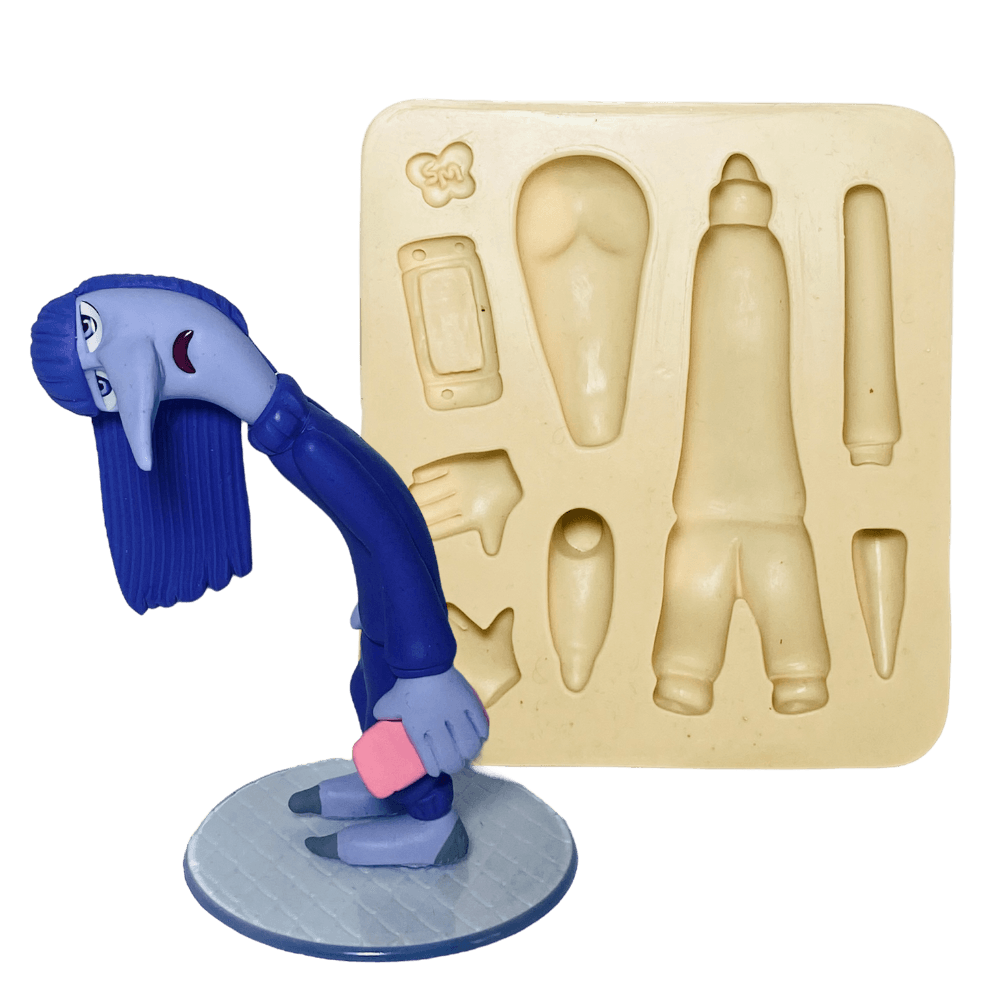 Molde de Silicone Tédio - cod 1559