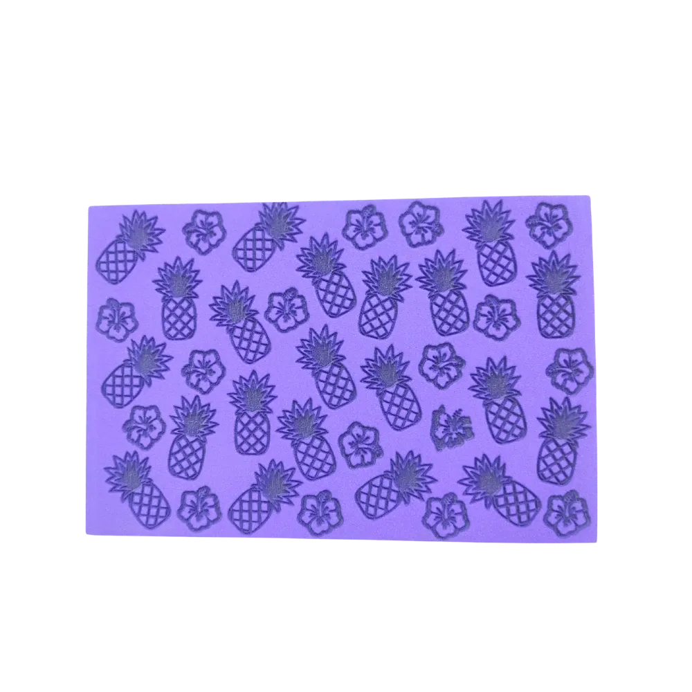 Textura Mod 29 Tropical Abacaxi e Flor