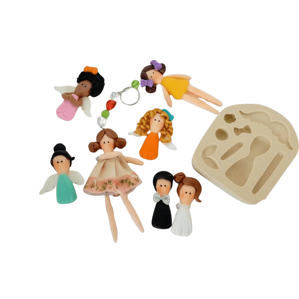 Molde de Silicone Tilda Paixão - Cód 428