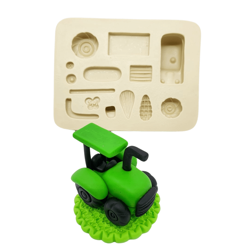 Molde de Silicone Tratorzinho da Van - Cód 987