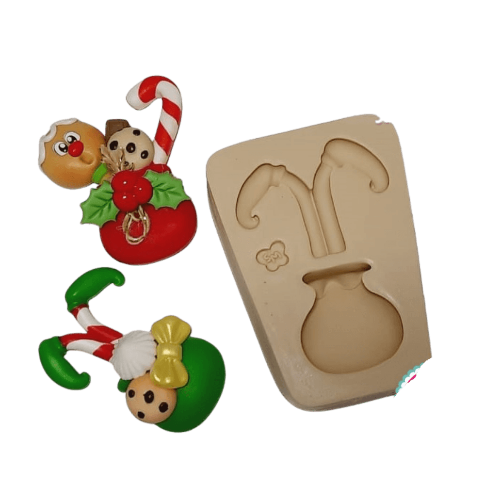 Molde de Silicone Travessuras Natalinas Paixão - Cód 924