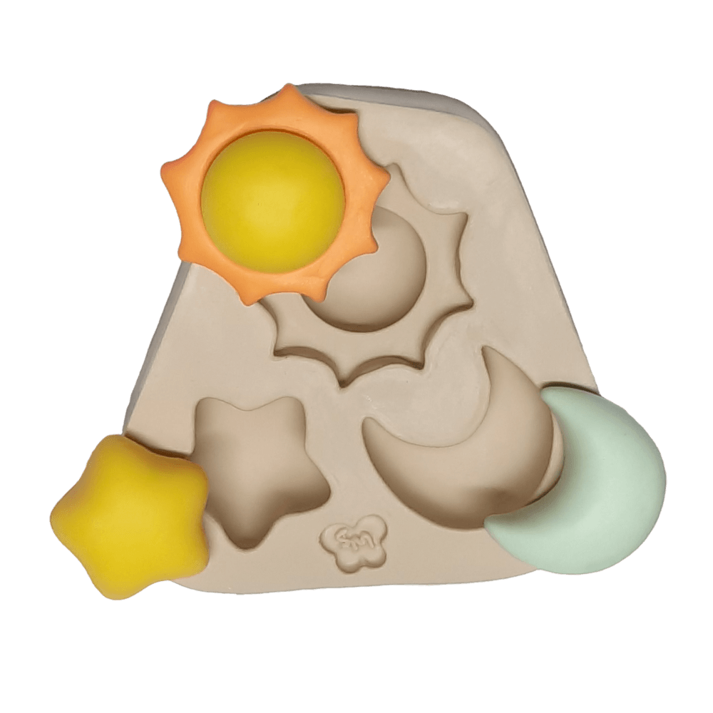Molde de Silicone para Biscuit Trio Celeste - Cód 1027