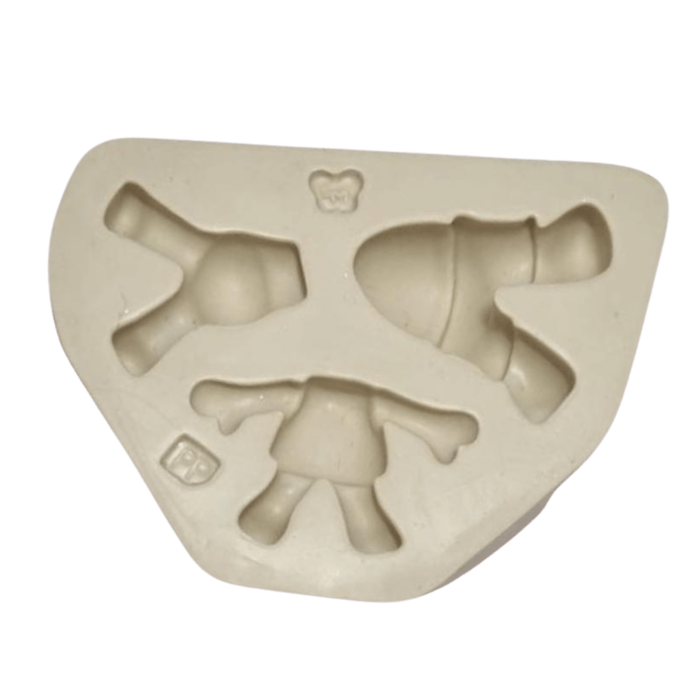 Molde de Silicone Trolls da Paixão Corpinho - PP - Cód 1305