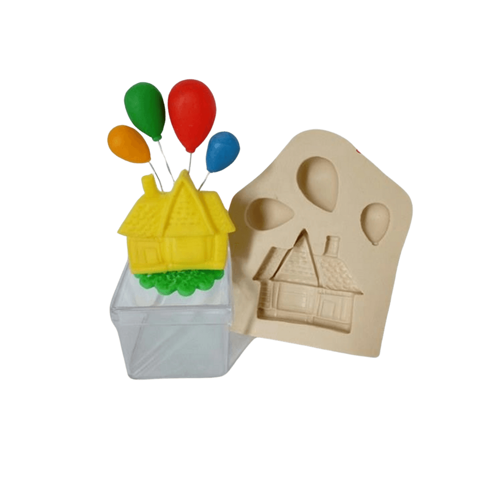 Molde de Silicone Upaixão casa - Cód 280