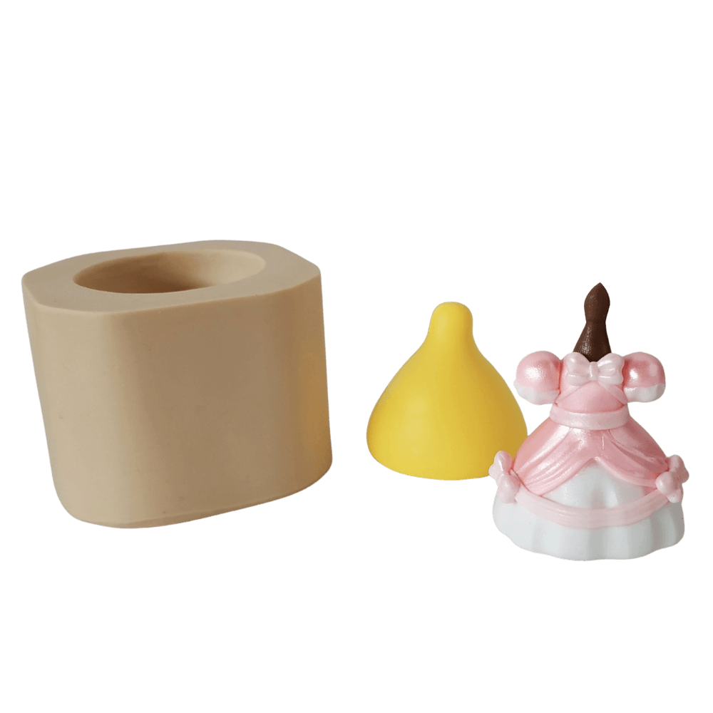 Molde de Silicone Vestido Paixão M - Cód 696