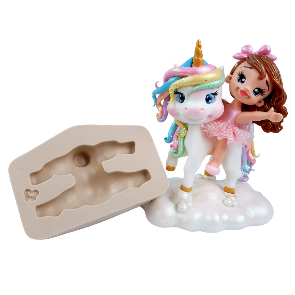 Molde de Silicone Quatro Patas 3D  G