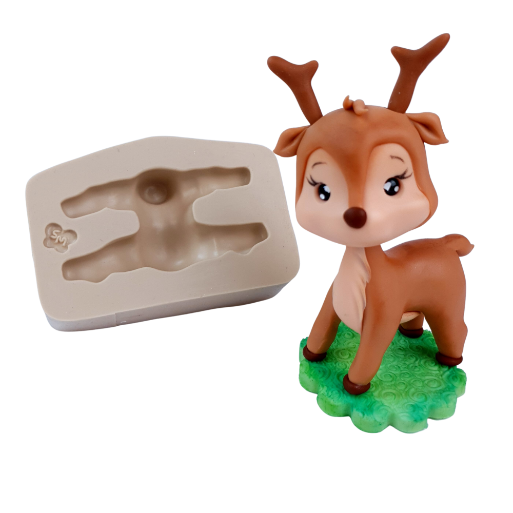 Molde de Silicone Quatro Patas 3D  M